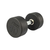Body Solid Round Rubber Dumbbells 5-100 lbs - SDP