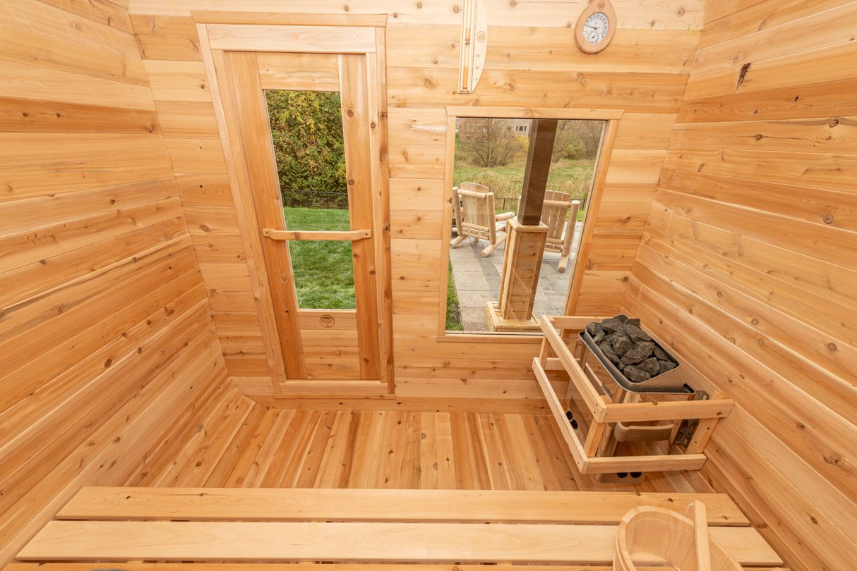 Dundalk Luna Outdoor Sauna - Canadian Timber CTC22LU