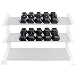 Body-Solid Tools SDRS Series Rubber Hex Dumbbell Sets