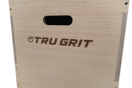 Tru Grit Fitness Wood Plyo Box 3-in-1
