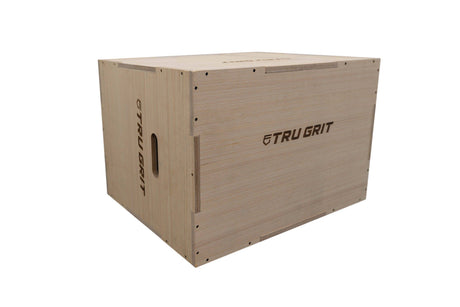 Tru Grit Fitness Wood Plyo Box 3-in-1