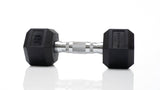 Tru Grit Fitness Hex Rubber Coated Dumbbells