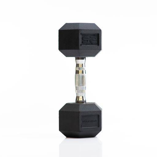 Tru Grit Fitness Hex Rubber Coated Dumbbells