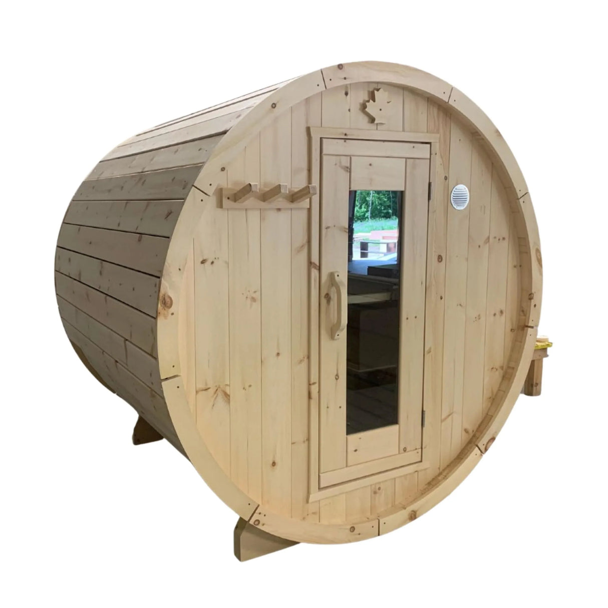 True North 6 Person 8' Long Barrel Sauna